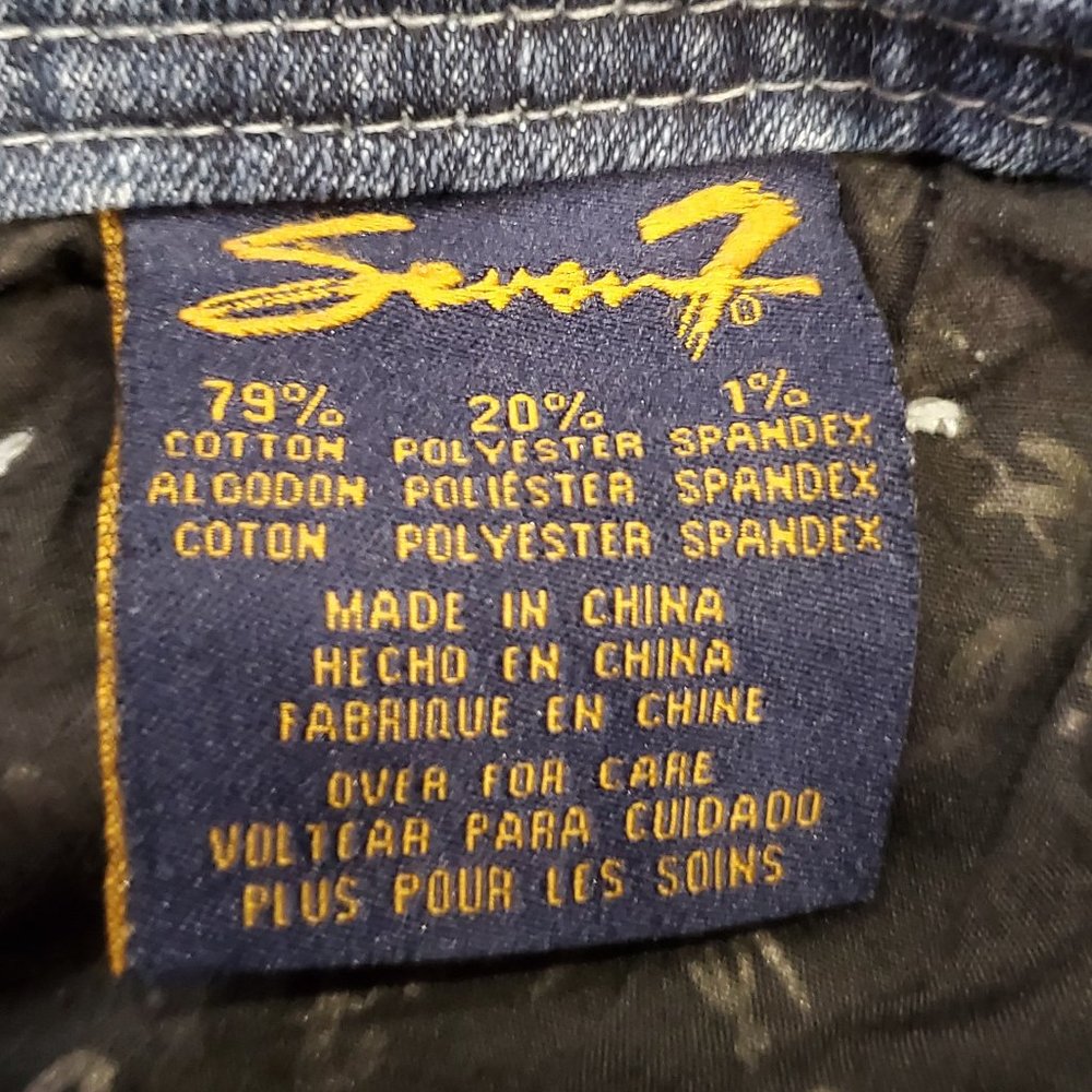 Seven7 Rocker Slim Boot Cut Jeans - Picture 6 of 7